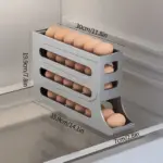 4-Tier Tilted Egg Storage Rack: Compact, Efficient, and Fresh! - Image 12
