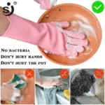 Magic Silicone Dish Washing Gloves – Versatile, Safe, and Efficient Cleaning Solution - Image 2