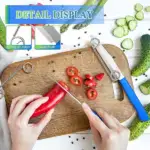 3-in-1 Stainless Steel Julienne Peeler & Slicer – Versatile Kitchen Essential - Image 4