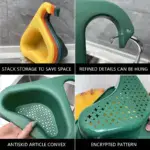 Swan-Shaped Sink Drain Basket: Stylish, Space-Saving, and Multi-Functional! - Image 4