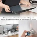 Multi-Sided Stainless Steel Kitchen Splash Shield - Image 5