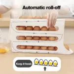 4-Tier Tilted Egg Storage Rack: Compact, Efficient, and Fresh! - Image 6