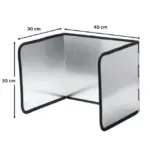 Multi-Sided Stainless Steel Kitchen Splash Shield - Image 7