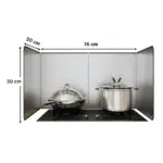 Multi-Sided Stainless Steel Kitchen Splash Shield - Image 8