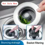 3-in-1 Kitchen Sink Drain Strainer - Image 6