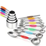 Stainless Steel Measuring Cups & Magnetic Spoons Set