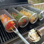 360° Rotating Stainless Steel BBQ Grill Basket