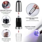 Automatic Electric Gravity Induction Salt and Pepper Grinder Set - Image 6