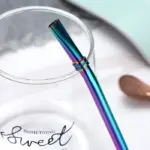 2-in-1 Stainless Steel Spoon & Drinking Straw - Image 5