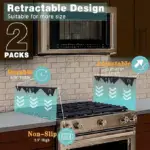 Retractable Stainless Steel Stove Gap Cover - Image 5