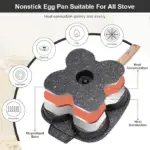 4 Cup Nonstick Egg Frying Pan - Image 7