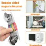 Stainless Steel Measuring Cups & Magnetic Spoons Set - Image 6