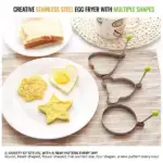 Stainless Steel Egg & Pancake Mold Set - Image 2