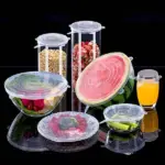Multipurpose Stretchable Silicone Lids - Image 2