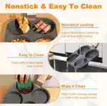 4 Cup Nonstick Egg Frying Pan - Image 4