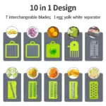 15 in 1 Multifunctional vegetable chopper - Image 8