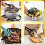 Multifunctional Kitchen Tongs & Egg Whisk - Image 7