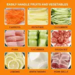 Multifunctional Safe Vegetable & Fruit Cutter - Image 8