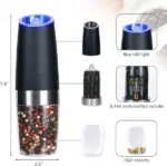 Automatic Electric Gravity Induction Salt and Pepper Grinder Set - Image 9