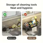 Stainless Steel Kitchen Sink Storage Rack - Image 5