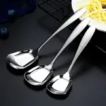 Premium Wide Mouth Stainless Steel Spoon - Image 3