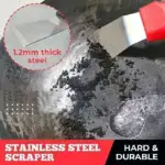 Multipurpose Stainless Steel Kitchen Cleaning Spatula - Image 4