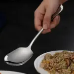 Premium Wide Mouth Stainless Steel Spoon - Image 4