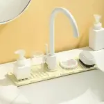 Faucet Splash Guard Draining Tray Mat - Image 2