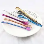 2-in-1 Stainless Steel Spoon & Drinking Straw - Image 9