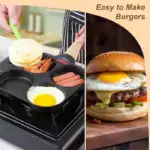4 Cup Nonstick Egg Frying Pan - Image 2