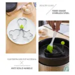 Stainless Steel Egg & Pancake Mold Set - Image 3