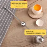 Stainless Steel Egg Cracker Tool - Image 8