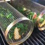 360° Rotating Stainless Steel BBQ Grill Basket - Image 3