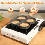 4 Cup Nonstick Egg Frying Pan - Image 6