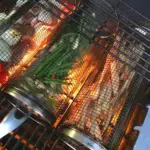 360° Rotating Stainless Steel BBQ Grill Basket - Image 8