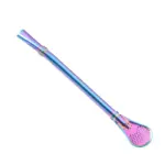 2-in-1 Stainless Steel Spoon & Drinking Straw - Image 10