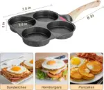 4 Cup Nonstick Egg Frying Pan - Image 8