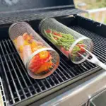 360° Rotating Stainless Steel BBQ Grill Basket - Image 9