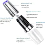 Automatic Electric Gravity Induction Salt and Pepper Grinder Set - Image 5