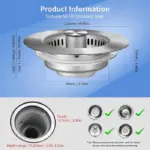 Upgraded 3-in-1 Kitchen Sink Drain Strainer - Image 6