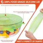 Multipurpose Stretchable Silicone Lids - Image 13