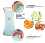 2-in-1 Stainless Steel Veggie Peeler & Julienne Cutter - Image 6